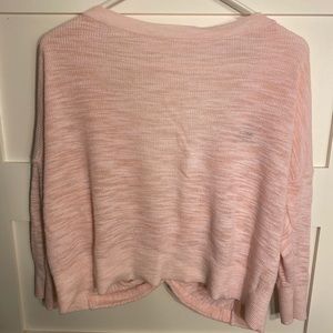 Cute twist back sweater